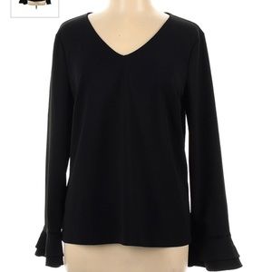 Ann Taylor black blouse size large. Excellent condition